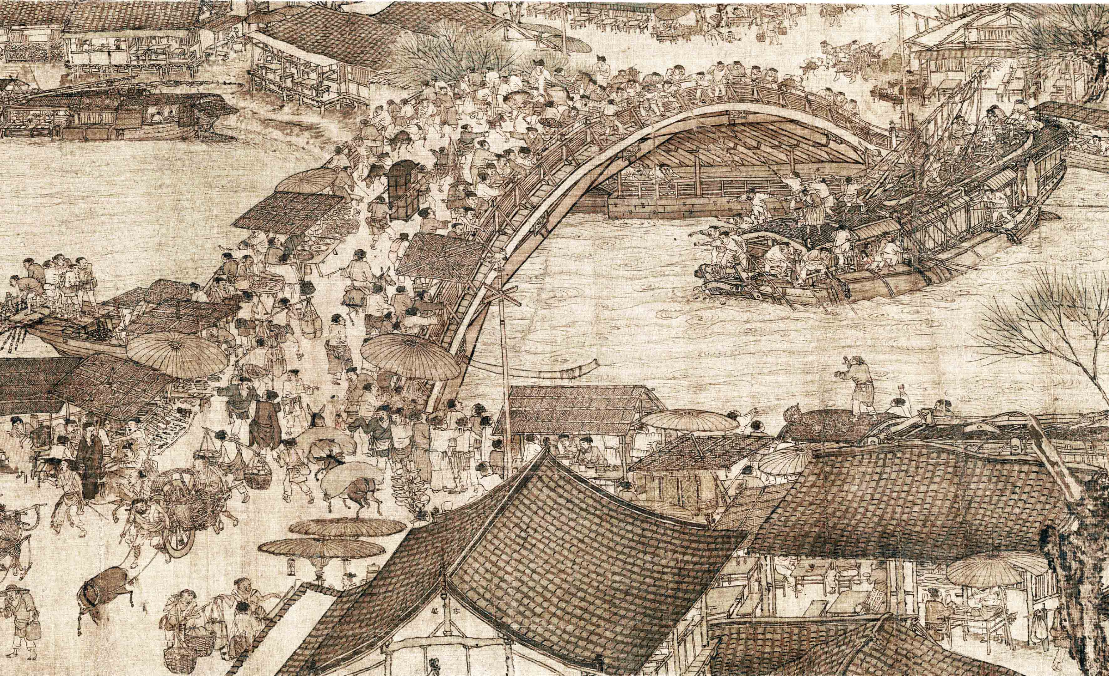 张择端《清明上河图》(局部)