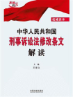 中华人民共和国刑事诉讼法修改条文解读