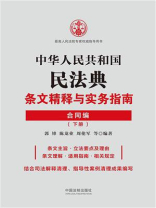 中华人民共和国民法典条文精释与实务指南：合同编（下册）
