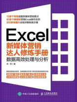 Excel新媒体营销达人修炼手册：数据高效处理与分析