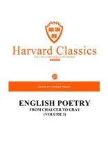 百年哈佛经典第40卷：英文诗集·卷I：从乔叟到格雷（英文原版）