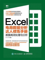 Excel电商数据分析达人修炼手册：数据高效处理与分析