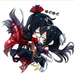微雨压海棠